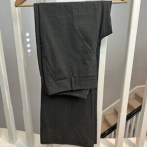 Nordstrom Dark Grey Wide Leg Trousers